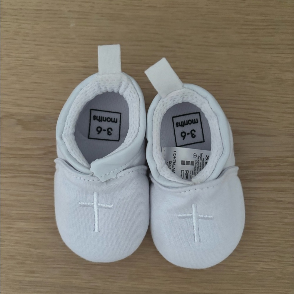 Baby baptism shoes
